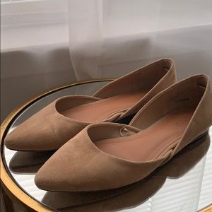 Forever 21 Nude Pointed Toe Flats
